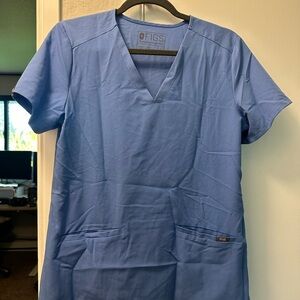 Figs Women's Scrub set in Light Blue